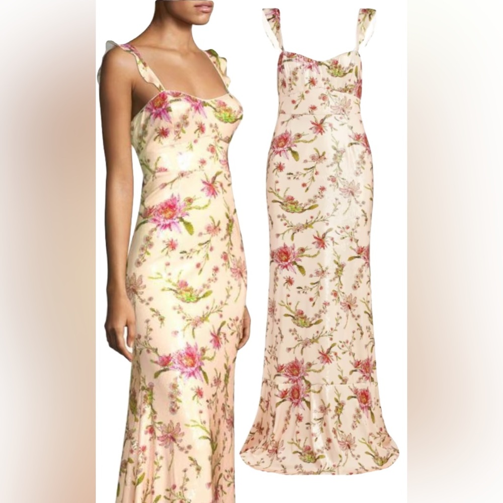 Rachel Zoe, sequin Long Dress, large